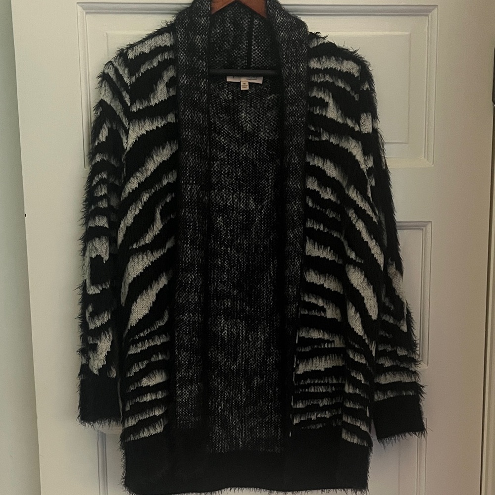 Philosophy Zebra Striped Women's Cardigan/Jacket